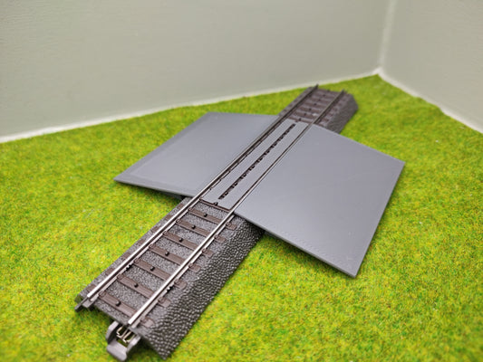 H0 Bahnübergang für Märklin C-Gleis-50x80mm
