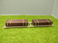 H0 Ladegut - Stahlplatten auf Palette für Schwerlastwagons