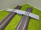 Bahnübergang H0 für Märklin C-Gleis-58x30mm - grau