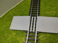H0 Bahnübergang für Märklin K-Gleis-50x40mm - grau