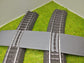 Bahnübergang H0 für Märklin C-Gleis-58x40mm - grau
