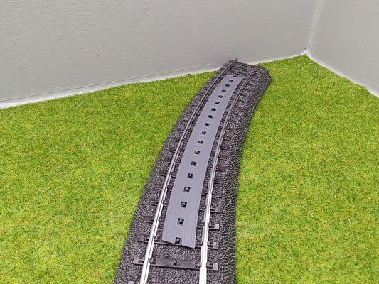 H0 Zubehör - Schwellenbohlen gebogen für Märklin C Gleis R1 - 128,5 mm